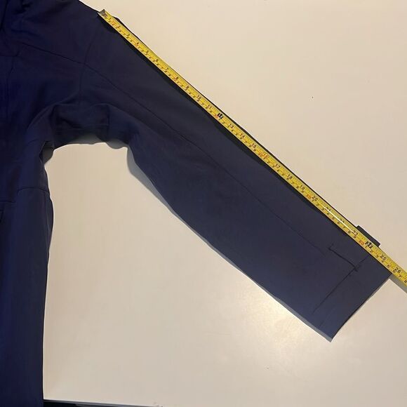Merrell Opti-shell Navy Blue Front Pockets Snap Zip Closure Coat Size Large - Picture 14 of 14